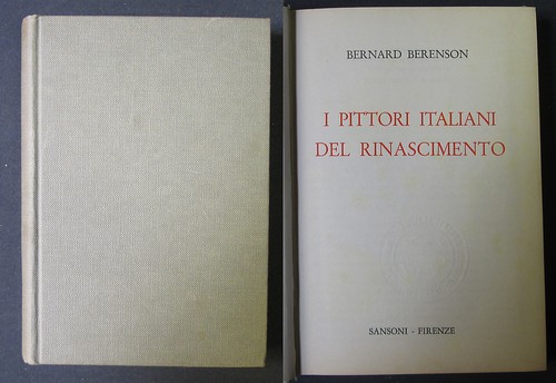 Berenson pittori italiani - berenson,
