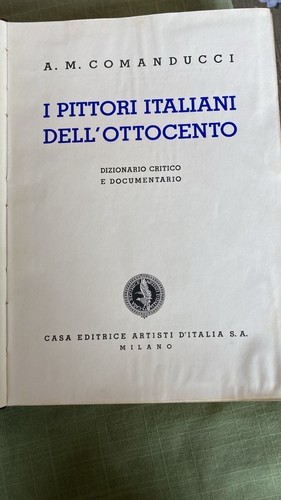 Libro pittori italiani - libro, i