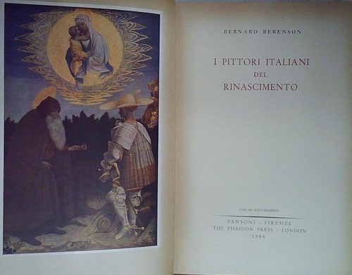 Berenson pittori italiani - i,
